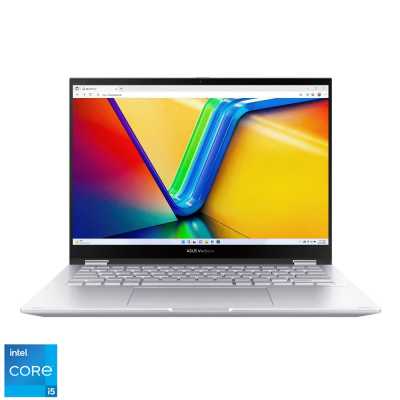 Asus VivoBook laptop 14 WUXGA i5-1335U 16GB 512GB IrisXe W11 ezüst Asus VivoBook S14 Flip